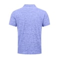 thumbnail image 4 of Fnnxeal Mens Polo Shirts Summer Collared Casual Short Sleeve Solid Golf Purple Polo Shirts for Men Size L, 4 of 4