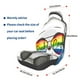 thumbnail image 3 of Balery Panda with Sun glasses Funda de Asiento para Auto con Diseño - Cubierta Frontal Suave y Transpirable con Protector Antideslizante- 1 Unidad, 3 of 5