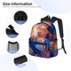 thumbnail image 3 of Fotbe Rooster Oil Painting Mochila Ligera Casual para Laptop para Hombres y Mujeres, Mochila Impermeable de Uso Diario, Mochila para Universidad, 3 of 6