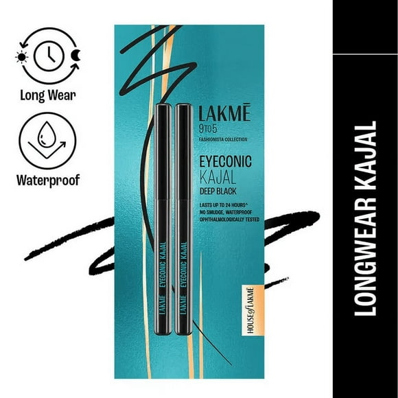 Kajal Eyeconic 9 à 5 Lot de 2, Noir Profond
