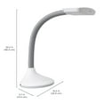 thumbnail image 5 of Verilux SmartLight Full Spectrum LED Desk Lamp with Adjustable Brightness, Flexible Gooseneck and Integrated USB Charging Port - Reduces Eye Strain and Fatigue - Ideal for Readers, Artists, Crafters, 5 of 7