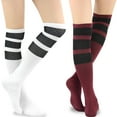 thumbnail image 5 of Teehee Women's Fashion Knee High Socks - 2 Pairs Pack (Original Stripes), 5 of 5