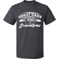 thumbnail image 2 of OXI T-Shirt - Dads Get Promoted To Grandpas, Basic Casual T-Shirt for Men's and Women Fleece T-Shirt Short Sleeve - Charcoal 3X-Large, 2 of 3