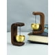 thumbnail image 1 of 1pc Door Bell Wind Chime Black Walnut Wood Stress Relief Creative Decoration Magnet Reminder Bell For Guest Entry, 1 of 5