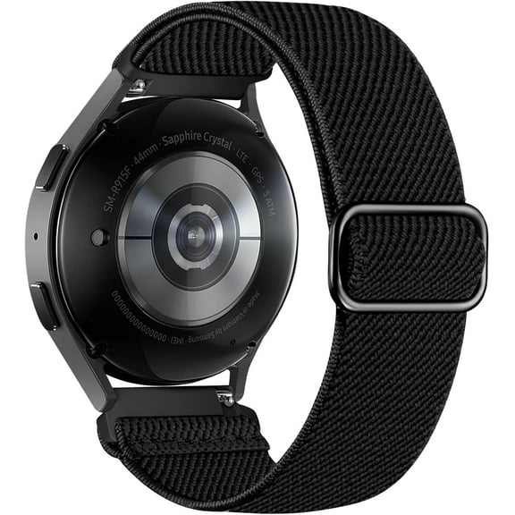 KOMI Elastic Band Compatible with Samsung Galaxy Watch 7/6/5/4 Band 40mm 44mm, Compatible with Galaxy Watch 5 Pro 45mm/Watch 6/4 Classic 43mm 47mm 42mm 46mm/Active 2 44mm 40mm, 20mm Soft Nylon Band