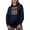 Navy Blue, variant on I Never Dreamed I'd Grow Up to Be a Sexy Pontoon Captain, Here I Am Killing It, Black Hooded Sweatshirt or Hoodie, Medium
