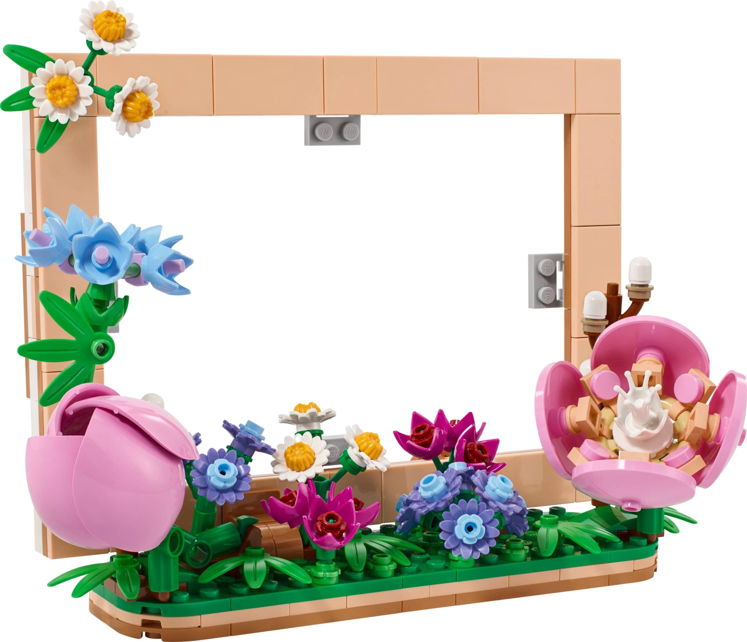 LEGO Botanicals Floral Picture Frame 310-Piece Flower Building Set with Daisy, Rose & Camellia, Decorative Photo Frame Display Gift for Kids Girls & Boys – 40916