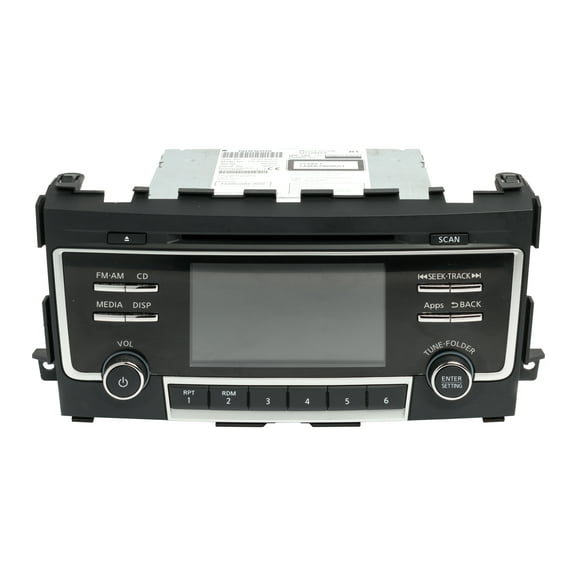 Restored 2016 Nissan Altima AM FM Radio Receiver Single Disc CD MP3 Player 281859HR1A (Refurbished)