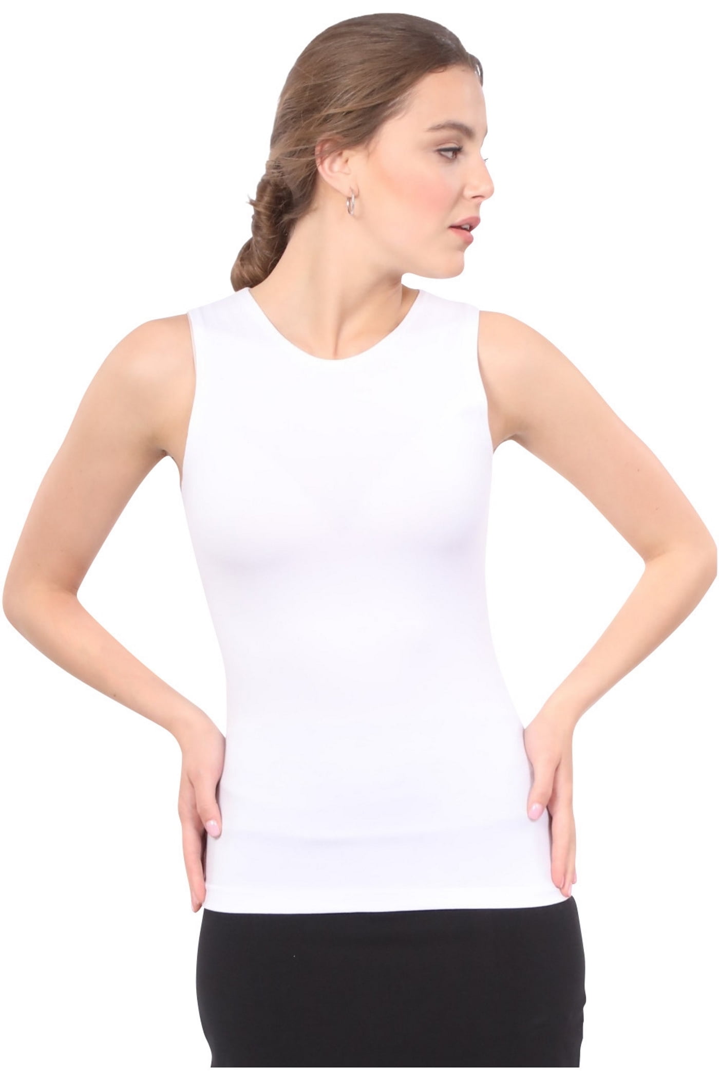 Kosher Casual - Kosher Casual Women's Modest Sleeveless Undershirt - Full  Shoulder High Neck Layering Shell - Walmart.com - Walmart.com