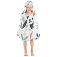 thumbnail image 7 of Cute Panda and Grass Kids Hooded Beach Towel Baby Bath Poncho Towels with Hood Absorbent 50"x23.5" for Pool Swimming, 7 of 7