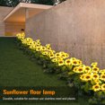 thumbnail image 1 of Lámpara Girasoles Lámpara 1/2 piezas de luces de girasol artificiales IP65 impermeables solares reutilizables para Patio, 1 of 8