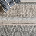thumbnail image 6 of SAFAVIEH Cabo Kensington Striped Area Rug, Black/Light Blue, 7' x 7' Square, 6 of 7