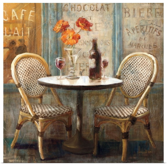 Great BIG Canvas | Rolled Danhui Nai Poster Print entitled Meet Me at Le Cafe I