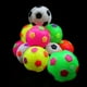 thumbnail image 3 of KAKOWELY 12 pelotas de plástico luminosas y elásticas con chirridos, para apretar y rebotar, para niños, adultos, adolescentes y mascotas (color aleatorio)., 3 of 4