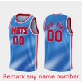 thumbnail image 1 of Custom BKN Netts Basketball Jerseys 1 Mikal Bridges 10 Ben Simmons 26 Spencer Dinwiddie 33 Claxton 24 Cam Thomas 2 Cameron Johnson 12 Joe Harris Yuta Men Jersey, 1 of 5