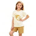 thumbnail image 5 of NAISIBABY Boys Summer Outfit Sets, Soccer Garphic Short Sleeve T-Shirt & Shorts 2-Piece Active Fit Casual Clothes Sets Yellow Size 8, 5 of 6