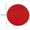 thumbnail image 2 of Plush Chair Floor Mat Round Carpet Children Bedroom Mat Play Tent Area Rug Yoga Mat, 2 of 6