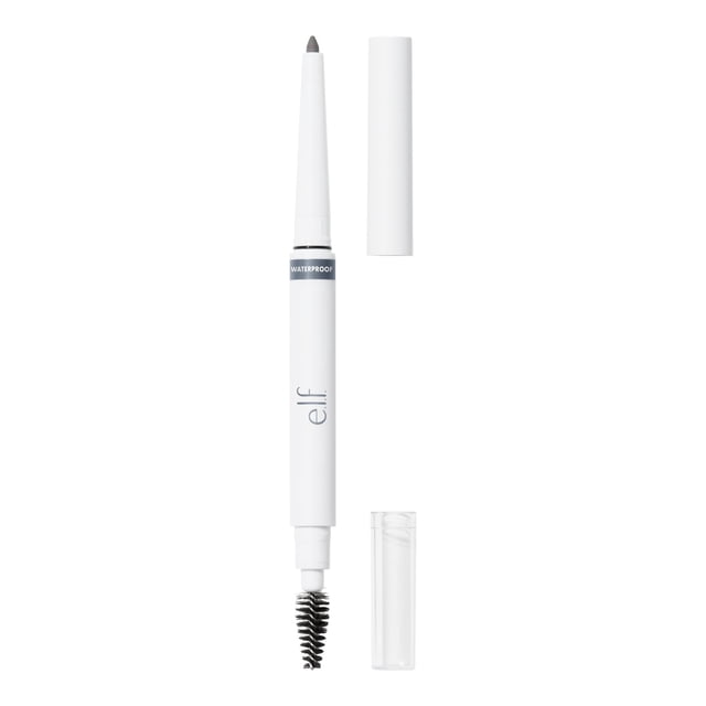 Lápiz de cejas e.l.f. Instant Lift Waterproof Grey Vegan