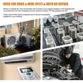 thumbnail image 5 of BACOENG Manifold Gauge Set & Vacuum Pump - HVAC A/C Refrigeration Kit - Diagnostic R12 R22 R134a R410A - W/Case, 5 of 6