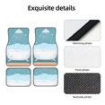 thumbnail image 4 of Fotbe Bathtub with Soap Bubbles Juego de 4 Tapetes para Auto con Estampado – Alfombrillas de Goma Reforzada, Diseño Antideslizante, Protección para Todo el Año – Vehículos, Autos, Camionetas y SUVs, 4 of 7