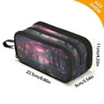 thumbnail image 3 of ALAZA Magic Forest Pencil Case Bag 3 Compartment Pen Pouch Large Storage Holder Box Organizer, 3 of 8