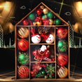 thumbnail image 1 of 70Pcs Christmas Tree Ornament Set Christmas Ball Ornament Hanging Christmas Tree Baubles Reusable  Tree Ornament Christmas Tree Decoration for Holiday Christmas, 1 of 11