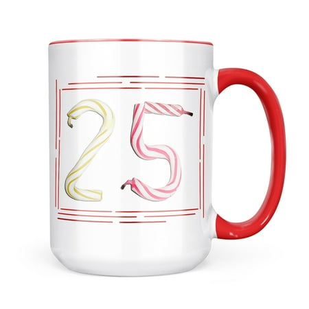 

Neonblond 25 Birthday Party Candles Mug gift for Coffee Tea lovers