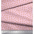 thumbnail image 2 of Soimoi Tissu Crêpe Polyester Instrument de Musique Corne Française Imprimé au Mètre 42 Pouces de Large, 2 of 3