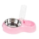 thumbnail image 3 of Juego de cuencos de agua y comida para mascotas, cuencos dobles para gatos y perros, cuenco de acero inoxidable para Rosa, 3 of 9