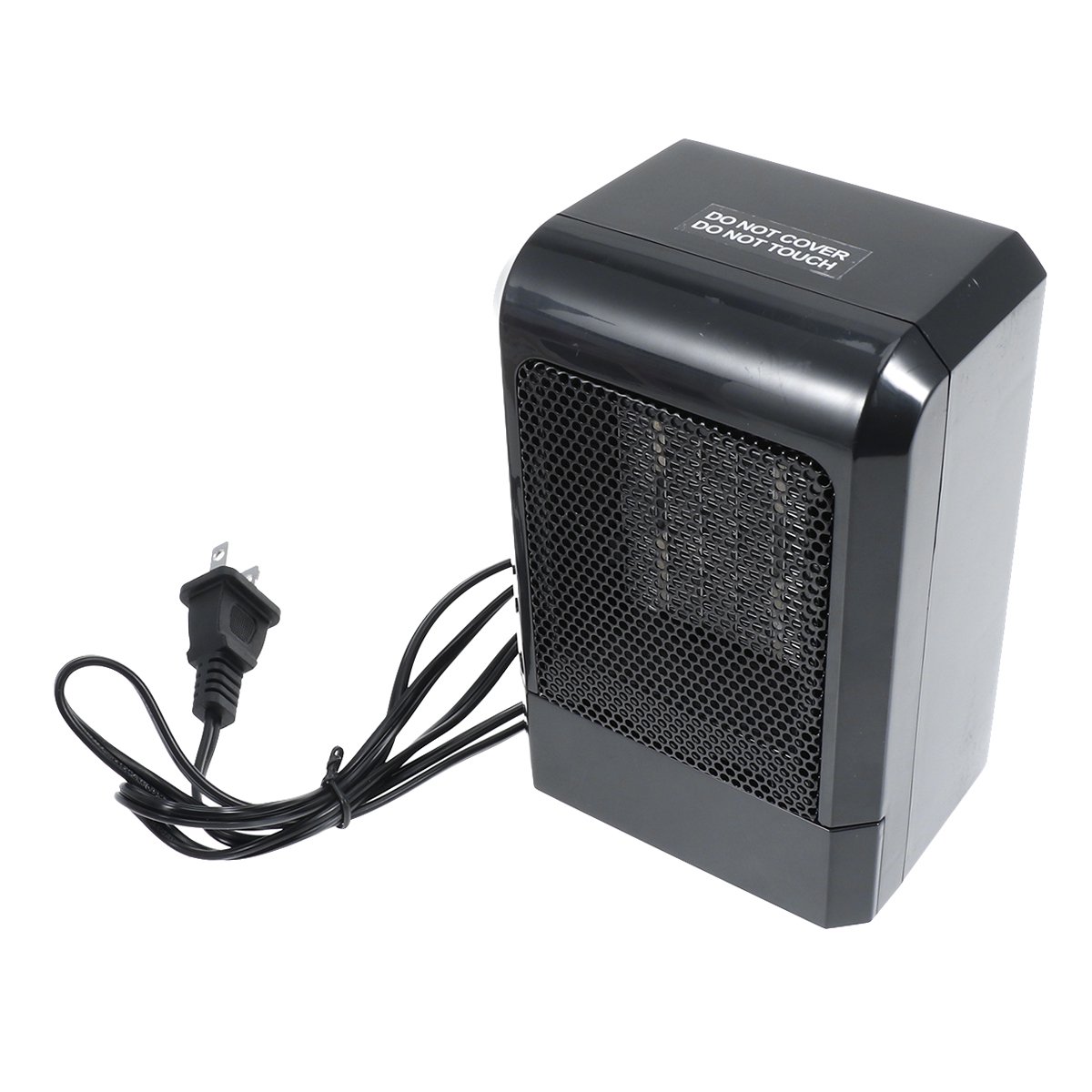 1pc Mini Electric Heater Warm Air Blower Upright Household Desk Fan Heater  with US Plug Black - Walmart.com