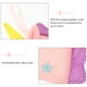 thumbnail image 3 of 2 esponjas exfoliantes de malla, esponja de bola de ducha de baño de unicornio (blanco, rosa), 3 of 4