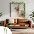thumbnail image 1 of Guirnalda de hiedra artificial | Enredadera colgante verde de 180 cm con hojas de plástico | Decoración de pared para interiores y exteriores para repisa de mesa, bodas y fiestas navideñas, 1 of 6