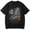 Black C, variant on Men's Black Short Sleeve Crew Neck T-Shirt, Chase Dreams Write Your Story Feather Mountain Graphic Tee, Casual Summer Outdoor Top