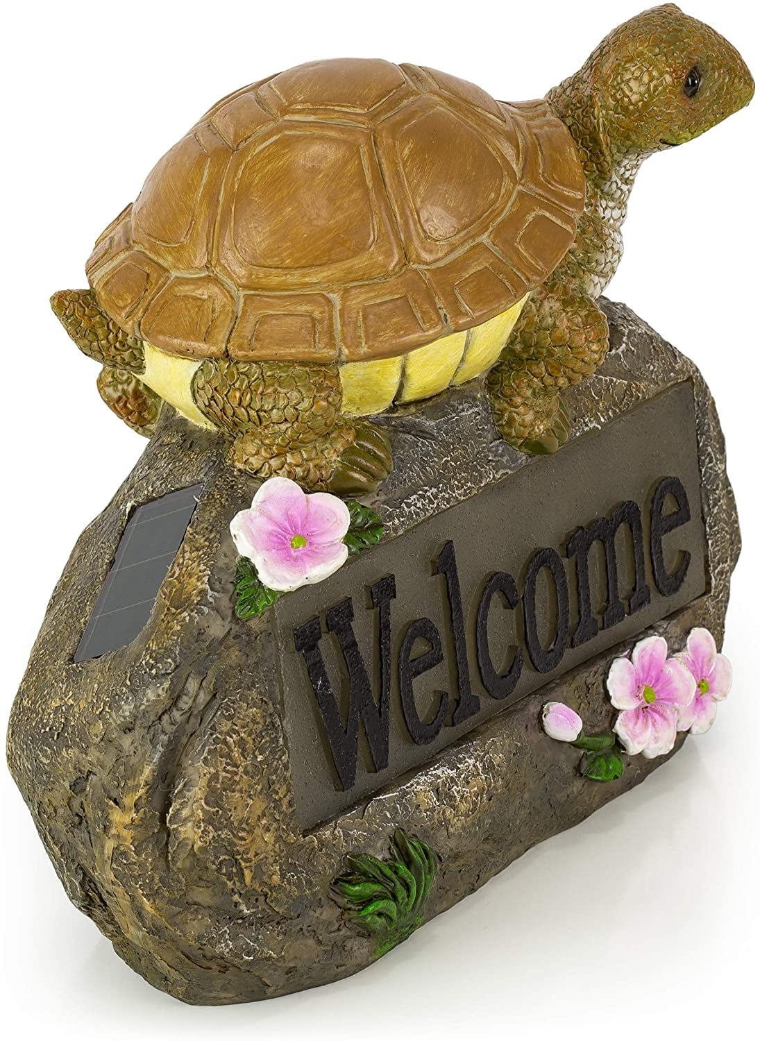 Dawhud Direct | Welcome Turtle Solar Powered Led Outdoor Decor Garden ...