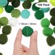 thumbnail image 3 of Uxcell Paquete de 100 Pompones para Manualidades, 1.18" (30mm) Serie Verde de Poliéster Suave y Esponjoso, 3 of 7