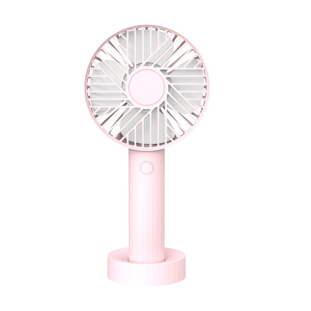 Labymos X012 Mini Handheld Fan Portable USB Desk Fan Cooling Desktop with Base 3 Speeds