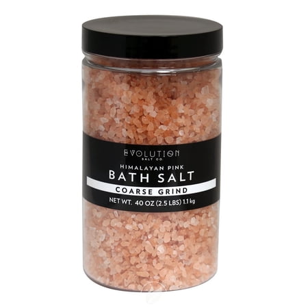 (2 Pack) Evolution Salt Himalayan Bath Slt,Coarse 40 Oz