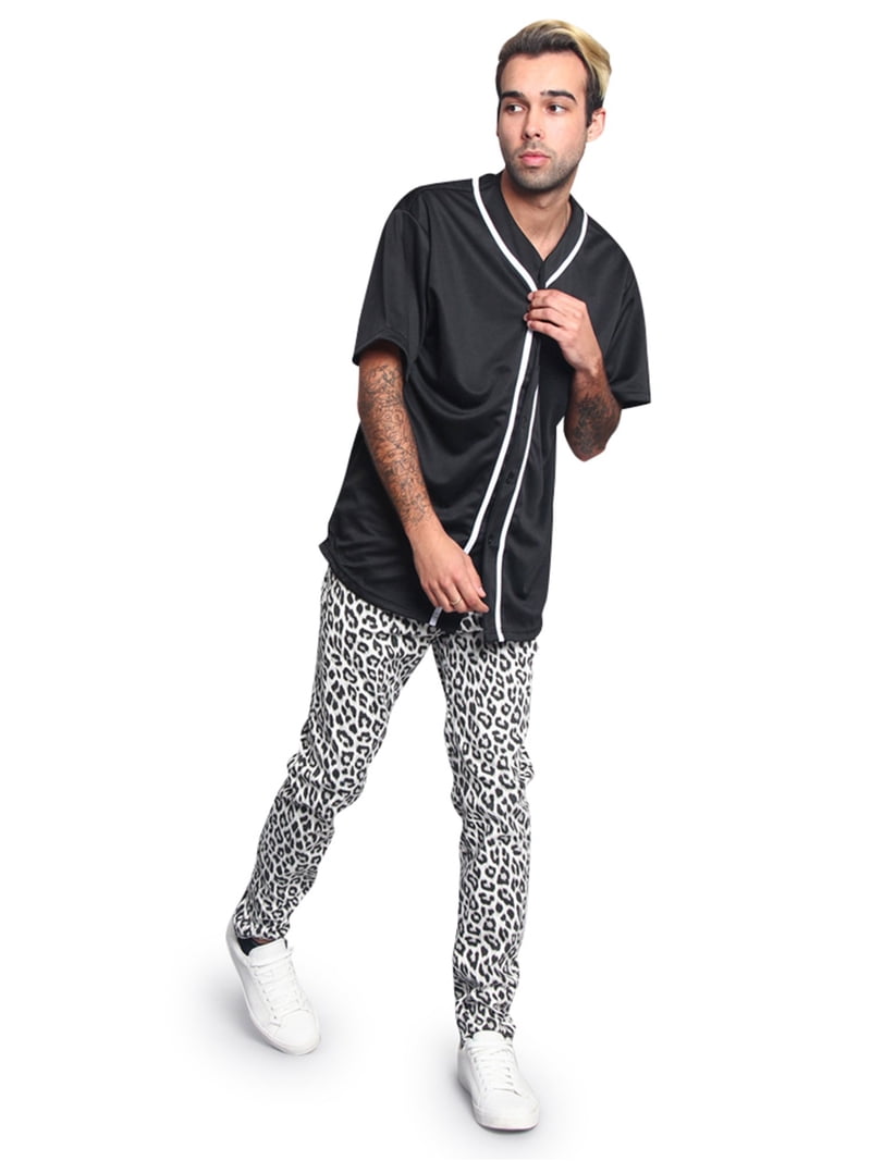 ケ*ン様 victorious バスケシャツ　セットアップ　ユニフォーム Victorious Men's Classic Baseball Jersey with Trim BJ42 - BLACK