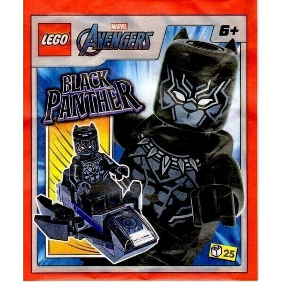 LEGO Superheroes: Black Panther Minifigure with Royal Talon Fighter