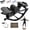 Black, variant on Lhanel Rock Stepper for Home Workout, Low-Impact Side Stepper with Resistance Bands, Side-to-Side Mini Stepper for Cardio, Weight Loss & Full Body Exercise