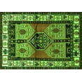 thumbnail image 1 of Ahgly Company Indoor Rectangle Persian Green Traditional Area Rugs, 7' x 10', 1 of 1