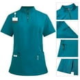 thumbnail image 6 of Medical Doctor Nurse Surgical Uniforms Scrub Set Beauty Salon Work Wear Spa Nursing Tunic Suit, 6 of 7