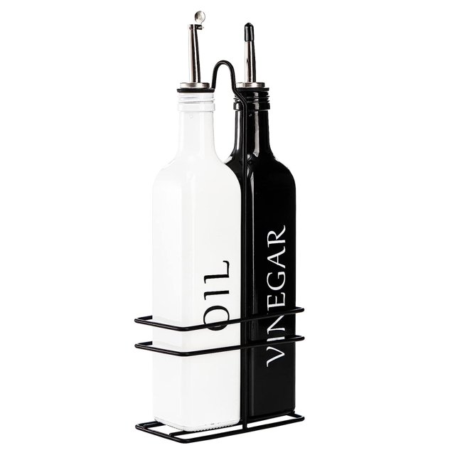 Juego de cocina con apertura y cierre automático, botella de vidrio para condimento de vinagre, salsa de soja