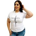 thumbnail image 1 of Playera Roman Fashion/Tallas Extras 9001-13 FAITH (Blanco) blanco 42 Roman Fashion PL-ER-9001-13-BLANCO, 1 of 4