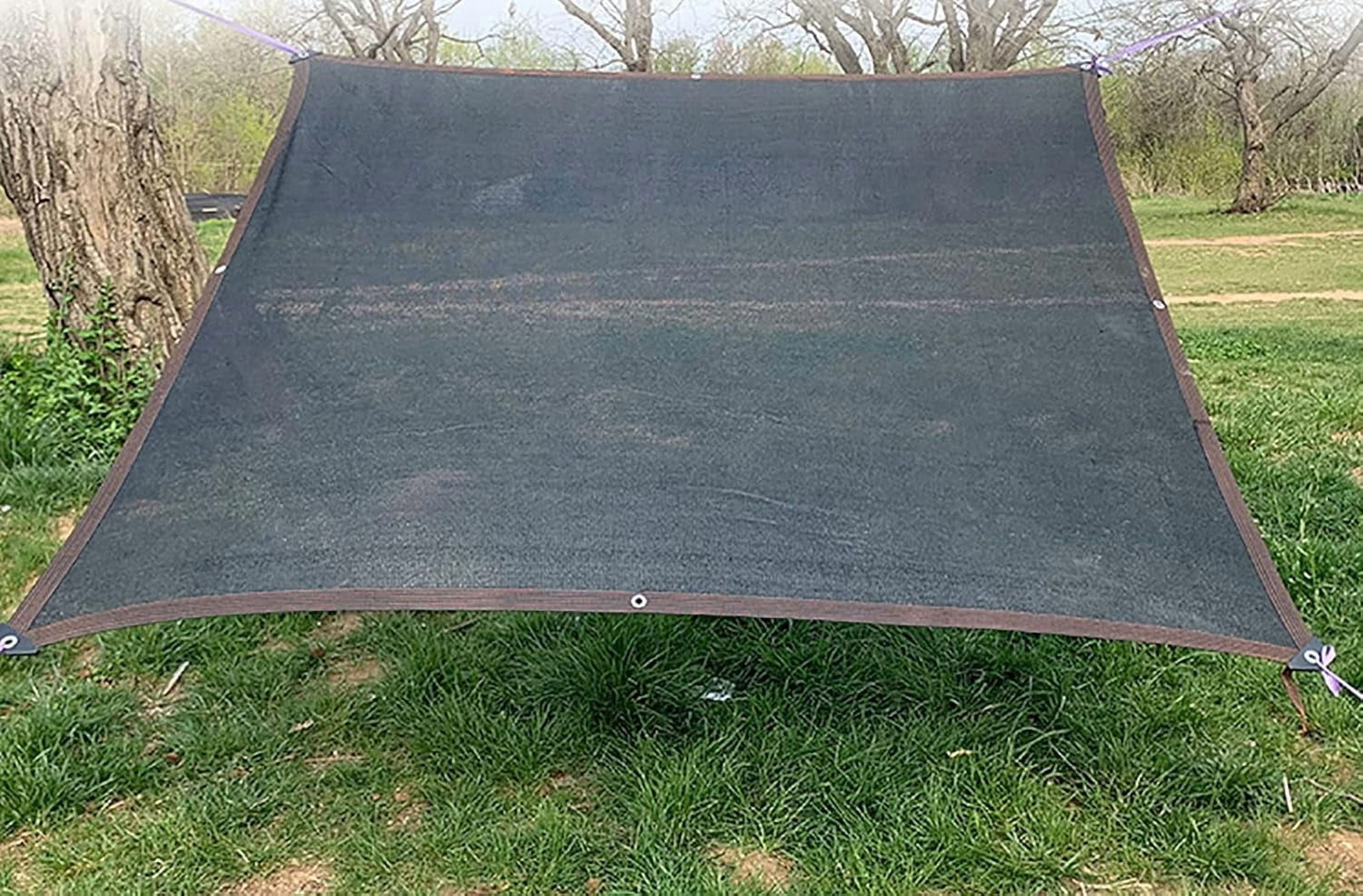 Fence Pergola Livestock Housing Shade Cloth, 95% Sunblock Shade Net with Grommets & 10m Rope, Outdoor Heat Resistant Shade Mesh Tarp (Size : 3mx5m/10ftx16ft)