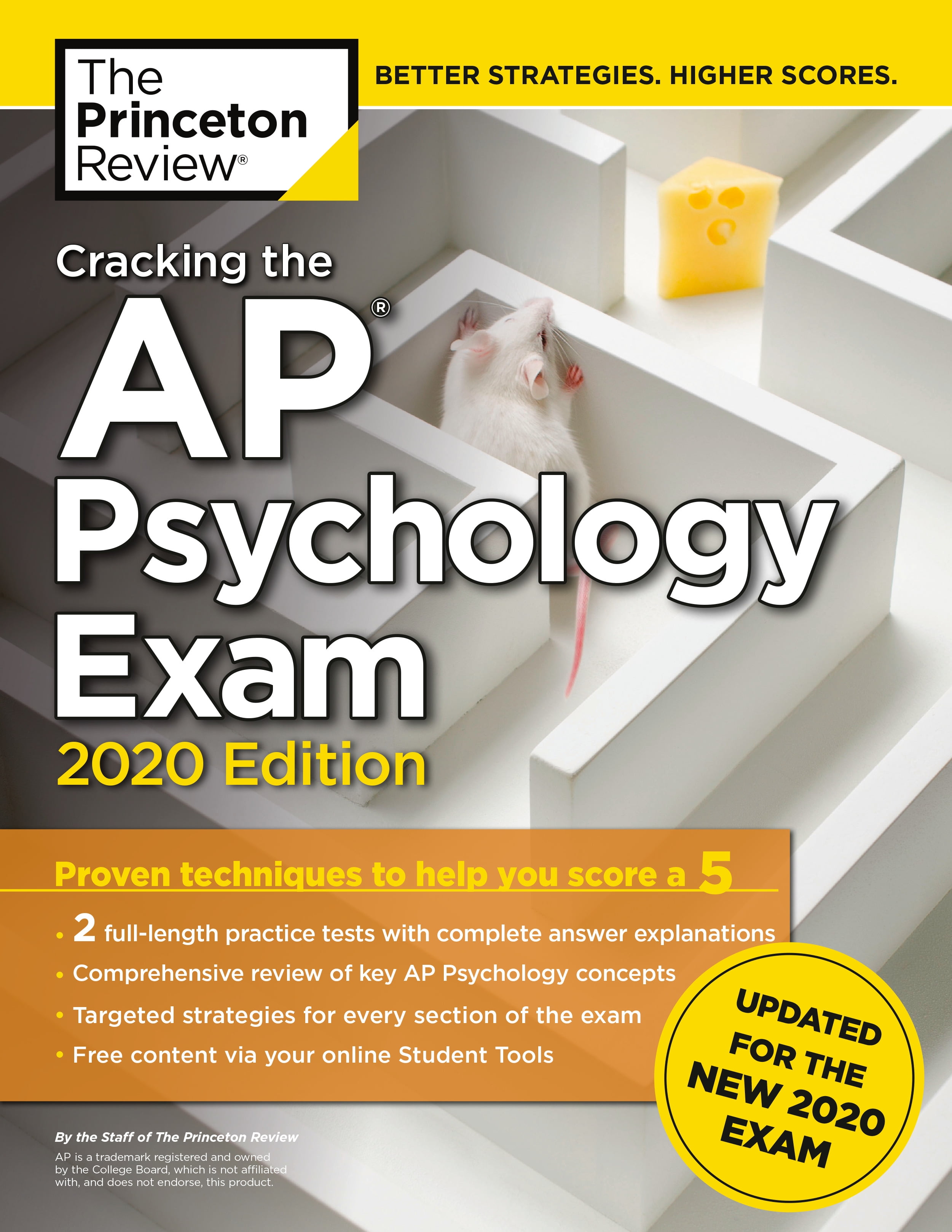 Cracking The AP Psychology Exam 2020 Edition Practice Tests Prep 