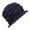 01_Navy, variant on 1920s Floral Cloche Hat for Women Elegant Winter Headwear Hat Women's Hats & Caps 03_,One Size