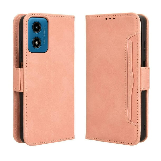 Funda Tipo Billetera GANGXUN para Motorola MOTO G04/G24 – Tapa Flip con Tarjetero