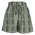thumbnail image 7 of Taqqpue Women's Shorts Flowy Floral Print Shorts, Loose Elastic Waist Lightweight Casual Summer Beach Pants for Women, 7 of 7