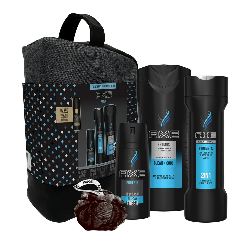 AXE Phoenix Shower Gift Set with Bonus Trial Deodorant